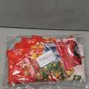 Cute Christmas Chair Covers, Colorfast Christmas Themed Chair Covers Set of 6, Santa Claus Snowman Reindeer Xmas Dinner Chair Back Cover for Kitchen Dinning Room Holiday Party Decor (4PCS-C)