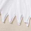 Baby Boy Girl Unisex Ghost Halloween Outfit - Infant's 1st Halloween Clothes (White)