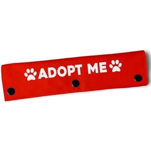 Pack of 4, YROVWENQ Funny Dog Leash Red Wrap for Dog Ropes with Ignore Sign (Adopt Me)