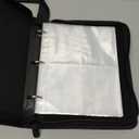 Collectible Trading Card Albums,4 Pocket Card Binder, 400 Double Sided Pocket,PU Premium Zip Trading Card Binder for TCG, MTG,Sports Cards (Pink White)