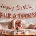 13th Teenager Birthday Party Decorations for Boys Girls, 13th Birthday Decorations OMG Ur A Teenager Balloon Birthday Banner Jumbo Number 13 Foil Balloons for 13 Years Old Sons Daughter(13th)