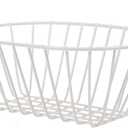 Zerodeko Handheld Wire Storage Basket Versatile Fruit Snack Organizer Vintage Design for Kitchen Dining Room Living Spaces Material Easy Visibility for Quick Access