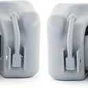 ForHauz Broom Holder with 5 Holding Positions & 6 Hooks, Easy Wall Mount Storage for Organizing Garage or Closet (Pack of 2)