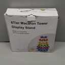 Macaron Tower Stand, 6 Tiers Macaron Display Macaroon Stand Tower Desserts Cupcake Holder Platter for Wedding, Birthday Party, Baby Shower, Party Decoration by Greatstar