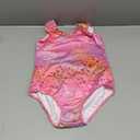 Domusgo Gymnastics Leotards for Girls Sparkly One Piece Tumbling Outfits (10-12 Years, Pink)