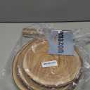 Cupcake Stand Wood Dessert Stands 4 Tier Cupcake Tower Large Cupcake Display Stand Rustic Cupcake Tier Stand for Woodland Baby Shower Decorations/Wedding/Birthday/Party/Farmhouse Decor