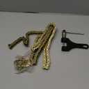 LKSM 428H Motorcycle Chain Gold 140 Links with Chain Breaker for 125 150 200cc Motorcycle Mini Bike Dirt Bike Go Kart Compatible with SSR TaoTao Coolster Apollo Baja Kazuma Chinese ATV