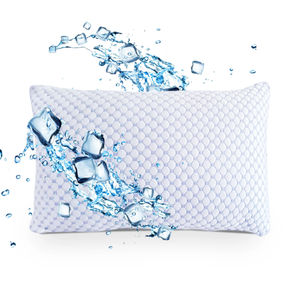 Cold Pillow Bamboo - Best Night Ice Pillow for Comfortable Sleep, 30 x 15.