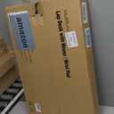 Extra Large Lap Laptop Desk - Full PU Material Mouse Pad Gaming Tray - Portable LapDesk with Phone Holder & Wrist Rest for Notebook, MacBook, Tablet, Bed, Sofa(Black, Fit Up 17.3-in Laptops)