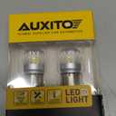 AUXITO 1156 LED Bulb White, 400% Brighter 1:1 Size, 7506 BA15S 1141 P21W 1003 LED Lights for Reverse Backup Light, DRL, Tail Brake Signal Lights, Parking Light, Side Marker Light, Pack of 2