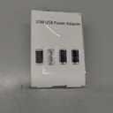 Universal USB Charger 6-Port Desktop USB Charging Station Hub with Smart Identification Technology Compatible with iPhone iPad Cell Phone Tablets(Purple)