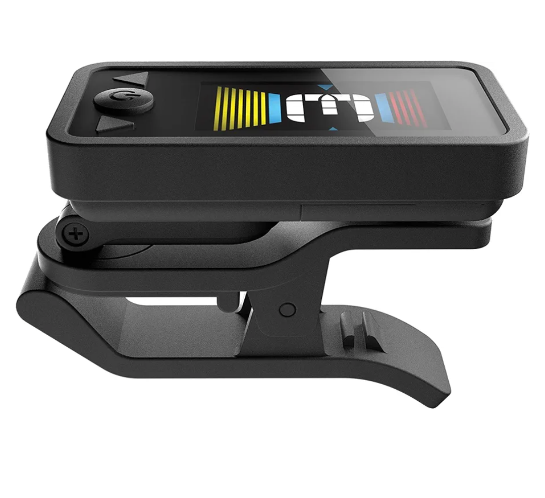 D'Addario Accessories Guitar Tuner - Eclipse Headstock Tuner - Clip On Tuner for Guitar - Great for Acoustic Guitars & Electric Guitars - Quick & Accurate Tuning - Black, 2 Pcs