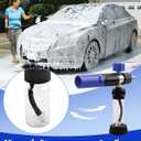 Mini Magnetic Suction Foam Cannon Fit for Most Car Washing Accessories Foam Cannon for Pressure Washing Accessories Washer with 1/4'' Quick Connector Adjustable Nozzle