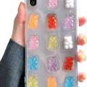 UnnFiko Cute Clear Phone Case for iPhone 6/ 6s, Super Kawaii Cartoon Bears, Funny Creative Soft Protective Phone Cases Cover for iPhone 6/ 6s(Bears)