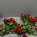 24pcs Artificial Red Rose Flower Bouquet, Falsa Flor 20 inch Artificial Flowers Long Stem,Fake Roses with Thorns for Home Wedding Decoration Party