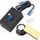 Hiorucet Rheostat Variable Speed Control Switch 120V for Heat N Glo, Heatilator, Majestic, Regency, Desa Fireplace Parts, Fan Speed Controller Switch for Wood Stoves and Fireplace Blower Fan Kits.