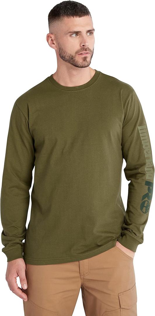 Timberland PRO Men's Core Logo Long-Sleeve T-Shirt (Small)