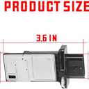 zipelo Mass Air Flow Meter Sensor, 22680-7S00A Auto Mass Air Flow Meter Sensor, Aluminum & Plastic Automotive Airflow Sensor Replace 22680-7S00A, Universal Car Accessories MAF Sensor