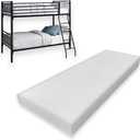 Foamma 4" Twin XL Size High Density Foam Bunk Bed Mattress Replacement, Made in USA, CertiPur-US Certified, Cover Not Included