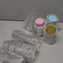 Thenshop 200 Pcs 5oz Mini Aluminum Baking Cups Disposable Loaf Cake Pans with Lid Wedding Bridal Shower Foil Cupcake Tins Liner Crme BrLe Ramekins Dessert Custard Pie Cheesecake Muffin Containers