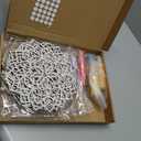 Soulchen 8pcs Diwali Mandala Sand Painting Art Set Wooden DIY Floral Rangoli Mat Easy to Use or to Fill Rangoli Template Decorative Boards for Indian Traditional Festival Decor