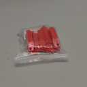 Hiboom 8 Pcs Wooden Train Track Riser Red Plastic Train Bridge Plastic Train Track Accessories Multi Level Support Risers Stackable Track Riser Support Risers