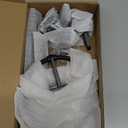 Matte Black Bathroom Accessories Set, KLJKPA 4 Pieces Bathroom Hardware Set, 24 inch Towel Bar, Towel Racks for Bathroom, Robe Towel Hooks, Toilet Paper Holder Wall Mounted