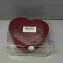 GnFlus Red Wine Gift Boxes with Lids for Presents 4 Pack Heart Shaped Velvet Nesting Burgundy Gifts Box for Arrangements Flowers Wedding Valentines Christmas Birthdays Bridesmaid Anniversary Party