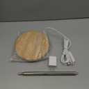 LORDEM Bamboo Grow Light, Full Spectrum LED Plant Grow Light, Height Adjustable Growing Lamp with Auto Timer 4H/8H/12H, 4 Dimmable Levels, Ideal for Large Tall Plants