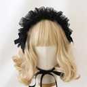 Lolita Accessories Lace Lolita Headband Hair Accessories Maid Headdress for Cosplay Party