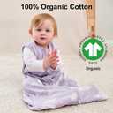 Yoofoss Baby Sleep Sack 6-12 Months Wearable Blanket for Babies 100% Organic Cotton 2-Way Zipper TOG 0.5 Toddler Sleeping Sack 3 Pack, Comfy Lightweight Sleep Sacks