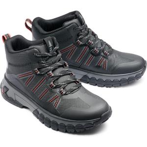 BASS OUTDOOR women's Peak Webbing Hiker MAnkle Boot (6, Asphalt)