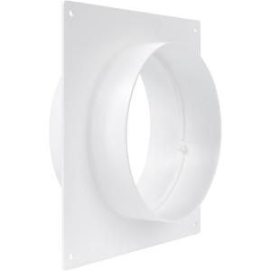 5" Inch Duct Connector Flange - Plastic Straight Pipe Flange for Heating Cooling - Inlet Outlet Ventilation System - Ducting Coupling Wall Plate - Assembly Joint (125mm)