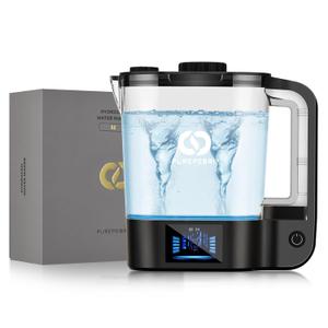 2025 Desktop Hydrogen Water Bottle Generator, 72 Ounces Hydrogen Water Ionizer Pitcher Generator Machine with PEM Concentrator Technology, Hydrogen Content up to 3000 PPB 