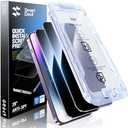 SMARTDEVIL 2 Pack for iPhone 14 Pro Privacy Screen Protector, Military-Grade Shatterproof Protection, 9H Hardness, Anti-Spy Privacy Tempered Glass, Easy Installation，No Bubble