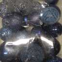 Christmas Balls Tree Ornaments Set, Shatterproof Xmas Decorations Set with Reusable Hand-held Gift Package for Holiday Indoor Tree Decor (100Pcs, Dark Blue)