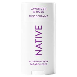 Native Deodorant Contains Naturally Derived Ingredients, 72 Hour Odor Control | Deodorant for Women and Men, Aluminum Free with Baking Soda, Coconut Oil and Shea Butter | Lavender & Rose