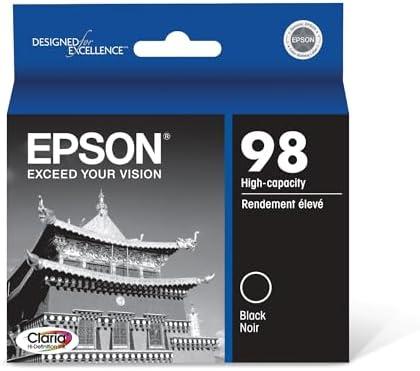 EPSON 98 Claria Hi-Definition Ink High Capacity Black Cartridge (T098120) Works with Artisan-700, 710, 725, 730, 800, 810, 835, 837