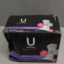 U by Kotex Balance Pads with Wings, Ultra Thin, Overnight, Extra Heavy Absorbency, 30 Count 