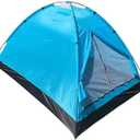 Inflatable Camping Tent with Air Pump, Waterproof Blow Up Tent for 2 Person, Easy Setup Outdoor Shelter with PVC Door for Camping, Hiking & Travel, Small