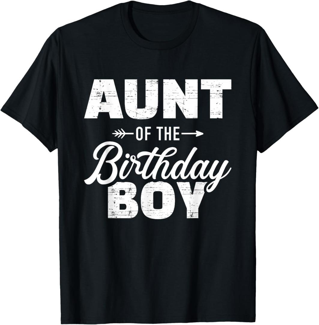 aunt from birthday girl nephew T-Shirt, L
