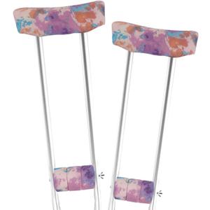 Crutch Pad and Hand Grip Covers Padding Washable Covers Crutch Underarm Crutch Cover Foam Crutch Padded Forearm Handle Pillow Covers for Walking Crutches for Armpits