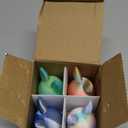 3D Printed Easter Eggs with Bunny Inside,Easter Surprise Rabbit Eggs,3D Printed Animals, Easter Basket Stuffers,Fidget Toys Gifts (4PCS)