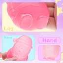 Textured Santa Claus Squishy Fidget Toy, Slow Rebound Stress Relief Christmas Toy, Tactile Anxiety Relief Desk Fidget for Adults, One-of-a-Kind Holiday Relaxation Toy