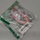 Azuza Reflective Dog Collar,Soft Neoprene Padded Pet Collar with ID Tag Ring,Adjustable for Puppy and Small Dogs, Pink, XS