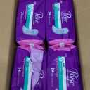 Poise Incontinence Pads & Postpartum Incontinence Pads, 3 Drop Light Absorbency, Long Length, 96 Count (4 Packs of 24)