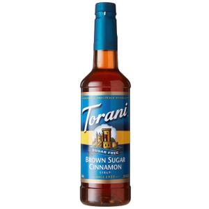 Cinnamon Brown Sugar Syrup, Sugar-Free by Torani, Best Before Date 05/22/2027