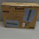 Kitsure Dish Drying Rack - Compact Dish Rack with Utensil Holder & Adjustable Water Outlet, Rust-Proof & Scratch-Resistant Drying Rack for Kitchen, 14.5" x 12.0" x 4.0", Grey (Gray)