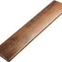 Faluber Wooden Wrist Rest, 14.3-inch Length and 20mm Thickness for Tenkeyless Keyboard, Walnut Wood Palm Rest, Ergonomic Design for Mechanical Gaming Keyboard, Stain Resistant (Medium, Walnut Wood)