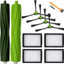 Replacement Parts for iRobot Roomba E5 E6 E7 i2 i3 i3+i4 i4+ i5 i5+ i6 i6+ i7 i7+ i8 i8+/Plus i1 E i j Series Robot Vacuum,1 sets of multi-surface roller brushes 4 filters 4 side brushes